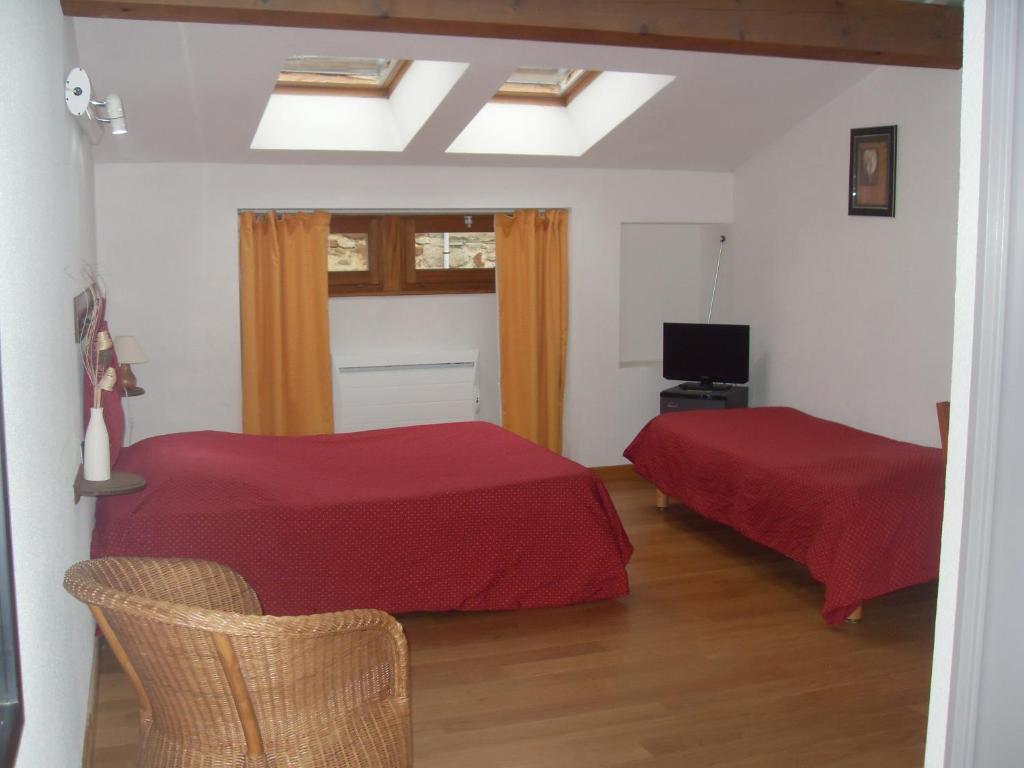 Отель La Bastide Du Soleil Vinezac Номер фото
